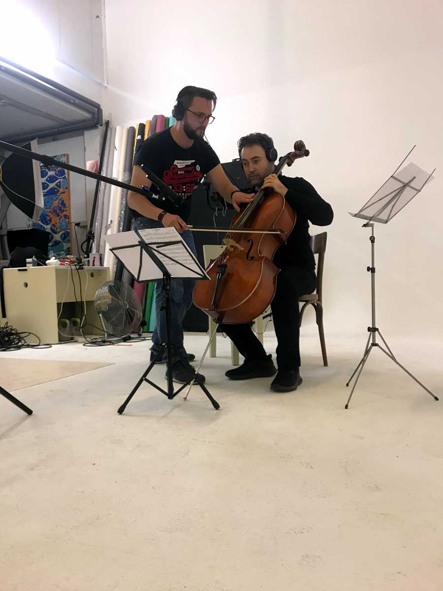 wiener cello Ensemble 5plus1 soundcheck